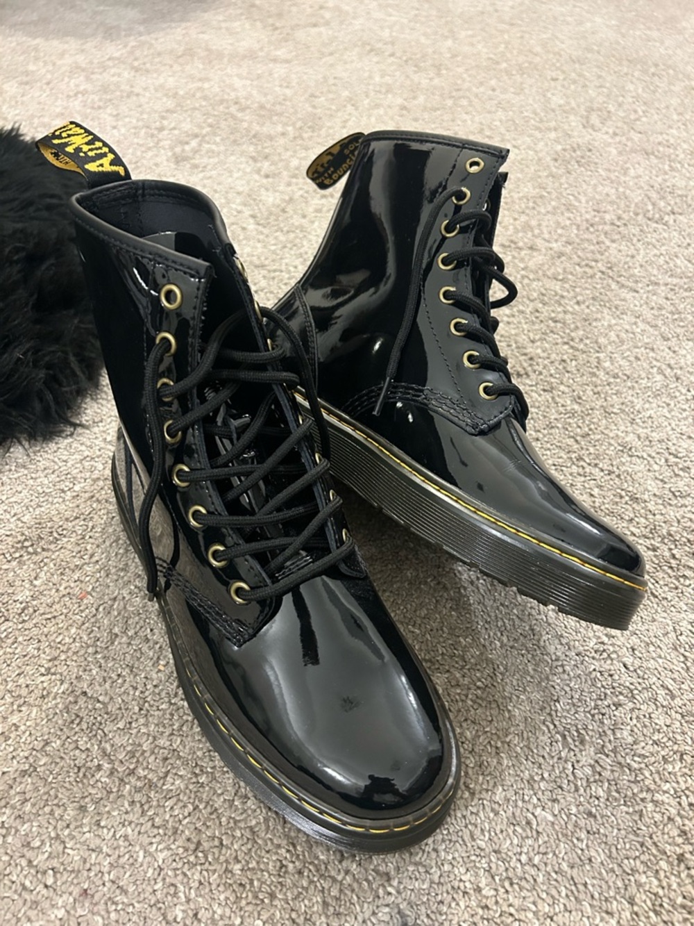 Dr. Martens ‘1460’ Boot in Black Patent Leather